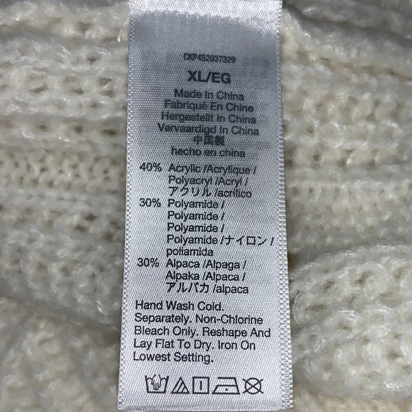 Madewell Charley Pullover Sweater XL - Picture 7 of 9